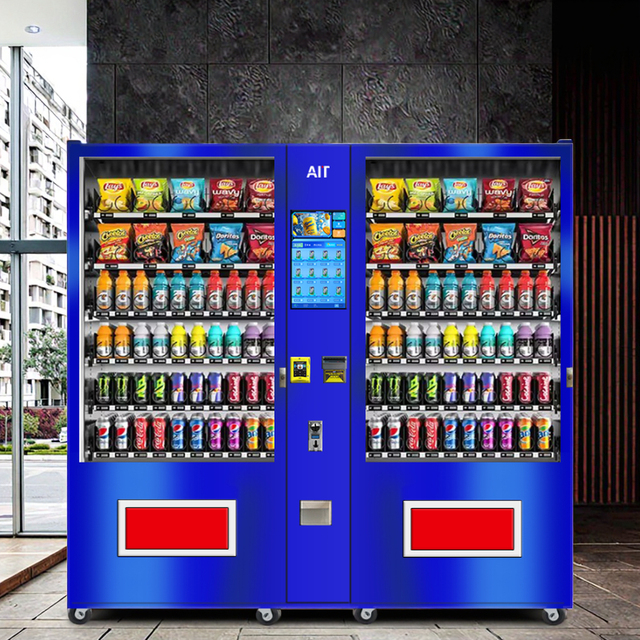 Dual-Cabinet Combination Beverage and Snack Vending Machine with SDK Function Supplier Offer