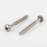 Vis à tête cylindrique professionnelle M5, double crête anti-déchirure, pour assemblage de pièces en plastique moulé par injection