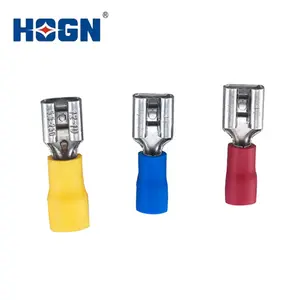 HOGN High Quality Hot Sale Insulator Female Flat Pin Type Terminal Lug