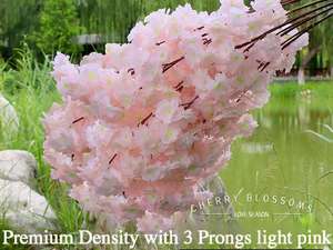 Ramas de Flores de Cerezo Artificiales Hechas a Mano, Flores de Seda para Decoración de Bodas, Navidad, Regreso a Clases, Realistas y Largas - Product Image 6