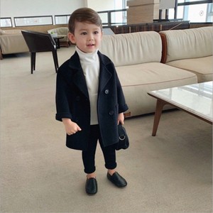 Meilleures ventes de vêtements pour enfants pardessus <span class=keywords><strong>Manteau</strong></span> et vestes en laine pour tout-petits bébés Manteaux pour garçons et enfants - Product Image 3