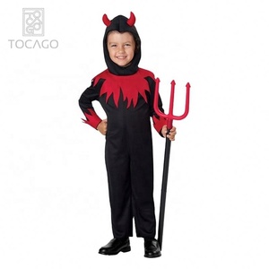 Disfraz de diablo personalizado para niños, nuevo diseño, disfraz de <span class=keywords><strong>bruja</strong></span> <span class=keywords><strong>escarlata</strong></span> para fiesta - Product Image 6