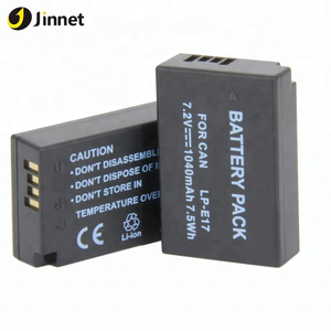 Jinnet Оптовая 7,2 V 1040 mAh LP-E17 Аккумулятор для может на E O S M3 750D 760D камеры - Product Image 4