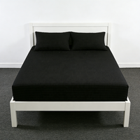 Draps-housses de lit à mise à la terre personnalisés, 10 % fibre d'argent pur, 90 % coton biologique, poches profondes, draps de lit à mise à la terre