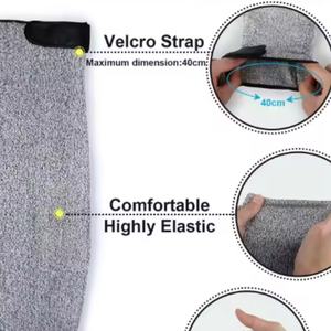 ถุงมือครัวกันบาดระดับ 5 HPPE ป้องกันการลื่น ทนทาน ซักได้ พร้อมปลอกแขน  ขายส่งจากโรงงาน ปรับแต่งได้ - Product Image 4