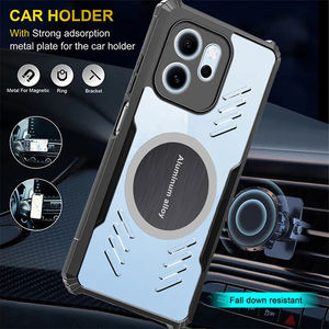 Pour <span class=keywords><strong>OPPO</strong></span> <span class=keywords><strong>Reno</strong></span> 14 14F 13 12 11 10 9 8T 7 PRO Lite Étui de téléphone magnétique à haute perméabilité anti-rayures Protection des quatre coins - Product Image 4