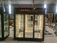 Réfrigérateur à fleurs Pusen, vente chaude, réfrigérateur commercial pour bouquets de fleurs fraîches, vitrine réfrigérée pour fleuristes, vitrine réfrigérée