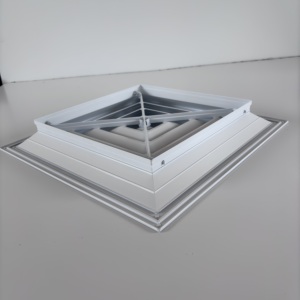 NHÔM VUÔNG khuếch tán không khí <span class=keywords><strong>AC</strong></span>/sưởi ấm Trung Quốc ngoài trời bệnh viện phòng tập thể dục giặt phòng tầng hầm trường học công viên cầu thang - Product Image 2