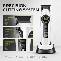 Tondeuse à cheveux professionnelle sans fil, silencieuse, à faible bruit, rechargeable, pour hommes, femmes, enfants, kit de coupe de cheveux familial