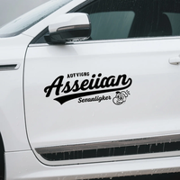 Autocollants personnalisés en vinyle PVC imperméable pour voiture, lettres transférables sur mesure pour pare-chocs et vitres de voiture