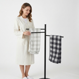 SY classico di qualità Premium decorazioni per la casa <span class=keywords><strong>da</strong></span> <span class=keywords><strong>te</strong></span> porta asciugamani in argento in acciaio inossidabile Freestanding appendiabiti - Product Image 2