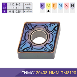 Directo de fábrica CNMG 120408 Herramientas de corte de carburo OEM Insertos personalizados para fresadora CNC Torneado de acero inoxidable - Product Image 3