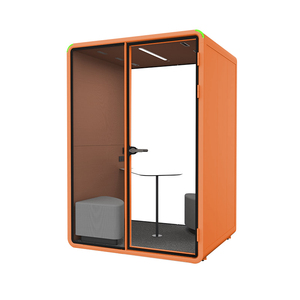 Cabine de réunion insonorisée double place, directement de l'usine, pour 2 personnes, cabine de confidentialité de bureau - Product Image 2