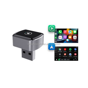 Adaptateur CarPlay Android Auto filaire et sans fil OEM ODM Bluetooth 5.2 WiFi double bande Mini USB Portable Clé de voiture intelligente universelle - Product Image 3
