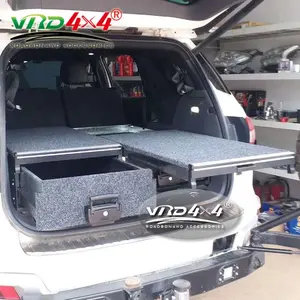 VRD4X4 SUV Sistema de Módulo de Armazenamento de Cama de Carro OEM 4x4 Kit de Rolo de Gaveta Dupla para Ford Everest