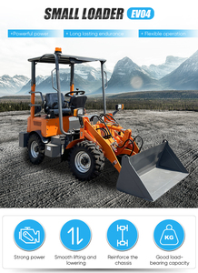 चीन के ई/एपा अनुमोदित मिनी इलेक्ट्रिक व्हील लोडर उच्च गुणवत्ता वाले व्हील लोडर के सामने एंड लोडर EV-04 - Product Image 4