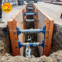 Système de soutènement de tranchées en acier et aluminium du fabricant chinois pour excavatrices et travaux de construction