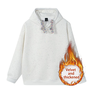 Felpa con Cappuccio da Uomo in Pile Resistente 400gsm per Streetwear Professionale, Moda Urbana e Uso Quotidiano Casual - Product Image 2