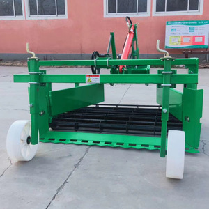 Mini-récolteuse d'ail à transmission par engrenages vert, haute productivité pour la récolte de l'ail - Product Image 1