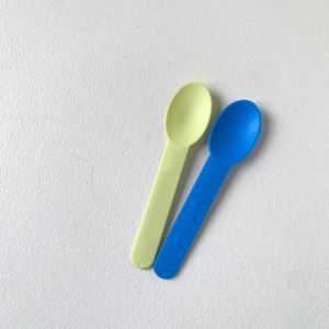 Colorful Food Grade <b>Small</b> Yogurt Plastic <b>Spoon</b> Reusable High Temperature Resistant Plastic Tableware <b>Spoon</b> for Picnic Camping - Product Image 3