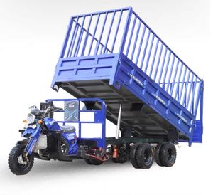 Motocicleta de ocho ruedas de servicio pesado Conveniente camión volquete de tres ruedas con eje de gasolina Transporte especial - Product Image 1