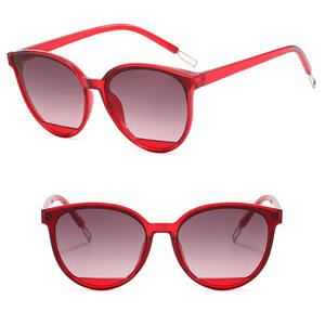 Dl Bril <span class=keywords><strong>China</strong></span> Fabrikant Groothandel Spiegel Vrouwelijke Oceaan Zonnebril Ronde Klassieke Zonnebril Rood Omrande Bril Zonnebril - Product Image 2