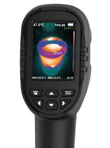 กล้องถ่ายภาพความร้อนแบบมือถือ Hti HT-100 พร้อมระบบตรวจจับการรั่วไหลของน้ำ ความละเอียด Isr 240x - Product Image 5