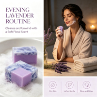 Coffret Cadeau Savon Exfoliant aux Fleurs Séchées Marque Blanche – Kit de Fabrication de Savon Parfumé, Blanchissant, Bio et Naturel pour le Visage et le Corps