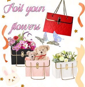 ถุงบรรจุภัณฑ์ดอกไม้แบบพับได้กันน้ำ JOYWOOD และกล่องของขวัญสำหรับเทศกาลฉีซี - ดีไซน์หรูหรา - Product Image 4