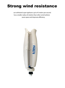 Generador Eólico Vertical Tipo Tulipán de 2kw, 1kw, 500w, 12v, 24v, 48v, 3kw - Product Image 2
