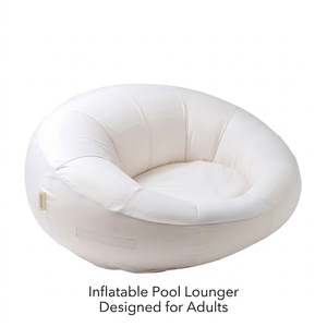Chaise de <span class=keywords><strong>piscine</strong></span> gonflable de luxe pour adultes avec dossier ergonomique pour la relaxation au bord de la <span class=keywords><strong>piscine</strong></span> dans les complexes hôteliers - Product Image 2