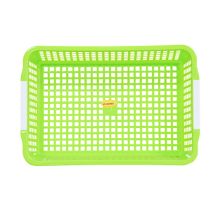 Vi Hung Plastic Engraved Vintage Rectangular PP Food-Safe Storage <b>Basket</b> with 301-400ml Capacity for <b>Kitchen</b> Use Made in Vietnam - Product Image 4