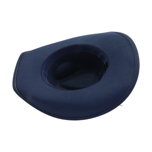 Grosir baru topi koboi Felt Barat kasual pesta topi anak sapi Fedora untuk pria dengan pita kepala sapi logam coklat yang dapat dilepas - Product Image 5