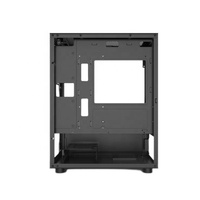 Boîtier de ventilateur JNP USB3.0 Mid Tower RGB avec boîtier de PC de jeu en verre trempé pour ordinateur de bureau Étuis et tours Matx Stock disponible