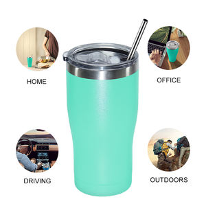 Vaso Térmico de Acero Inoxidable con Aislamiento al Vacío de Doble Pared, con Recubrimiento en Polvo y Logotipo Personalizado, de 20oz/30oz, Botella de Agua Aislada - Product Image 5