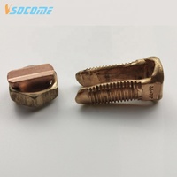 Equipo eléctrico de cobre y latón Conector atornillado dividido de 35mm