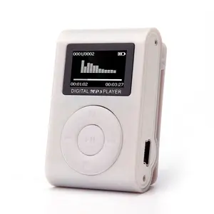Wholesale Custom Promotion Slim Portable Radio Music Video Player Speaker MP3 MP4 PlayerLCD Support 64GB Memory Mp3 Player