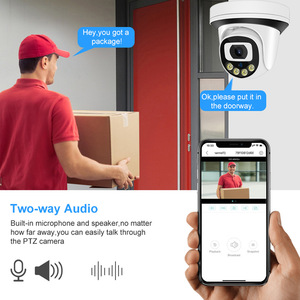 Caméra de surveillance sans fil ICsee 4MP 5MP 8MP 4K à montage au <span class=keywords><strong>plafond</strong></span>, vision nocturne, double éclairage, infrarouge couleur, interphone Wi-Fi - Product Image 3