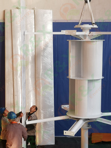 Turbinas eólicas de eje vertical de 110V, 220V, 380V, 20KW, 30KW, 5KW, 10KW, generador de energía eólica para el sistema de generación de energía eólica doméstica - Product Image 2