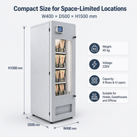 Distributeur automatique compact de snacks et de boissons intelligent à ressort hélicoïdal pour hôtels, bureaux et maisons d'hôtes