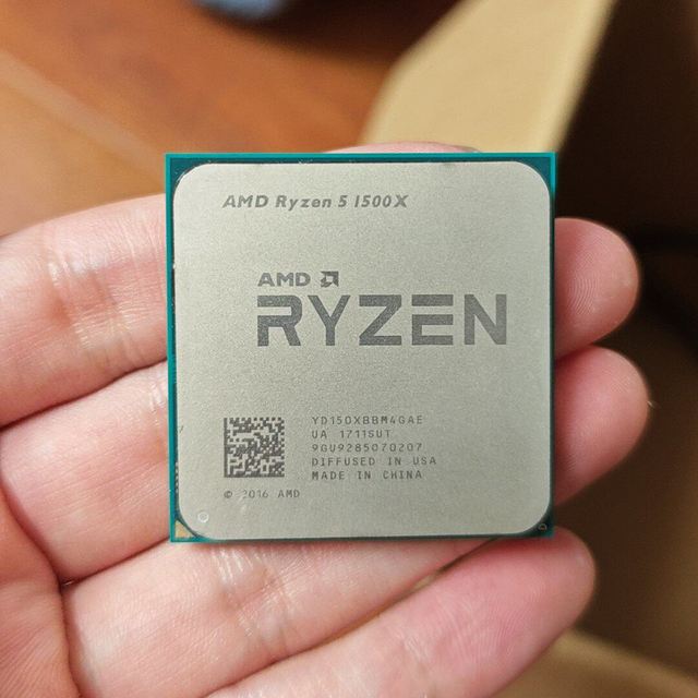Used Dismantling AMD Ryzen 5 1500X R5 1500X 3.5 GHz Quad Core Eight Core Processor L3=16M 65W YD150XBBM4GAE Socket AM4