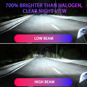 Faro LED per Auto RYD P40 H4 Hi/Lo a Doppio Filamento <span class=keywords><strong>HB2</strong></span> PX43t 9003, Proiettore Bi-Lente in Alluminio CNC CSP 10000LM 100W con Ventola - Product Image 6