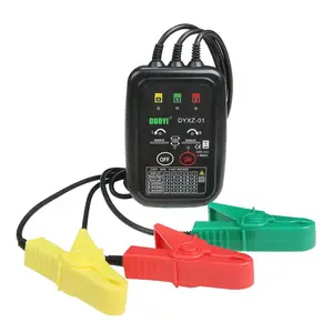 70V~600V AC 3 Phase Rotation Tester Non-Contact Phase Indicator Detectors Circuit LED Break Test Voltage Detector Meter
