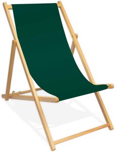 Hot Tumbona Sling clásico plegable de madera imagen completa impresa silla de madera de playa