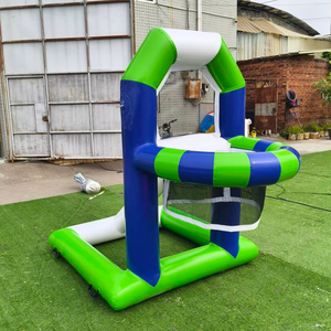 Jaula de fútbol inflable hermética Puerta de fútbol de PVC y zapatos de velocidad Juegos Shooter Puerta sellada al aire-Producto deportivo y de entretenimiento - Product Image 2