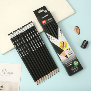 Sortie d'usine haute qualité 10 pièces 2B/HB étudiant crayon croquis hexagone bois crayon <span class=keywords><strong>pour</strong></span> l'école primaire apprendre l'écriture et le dessin - Product Image 1