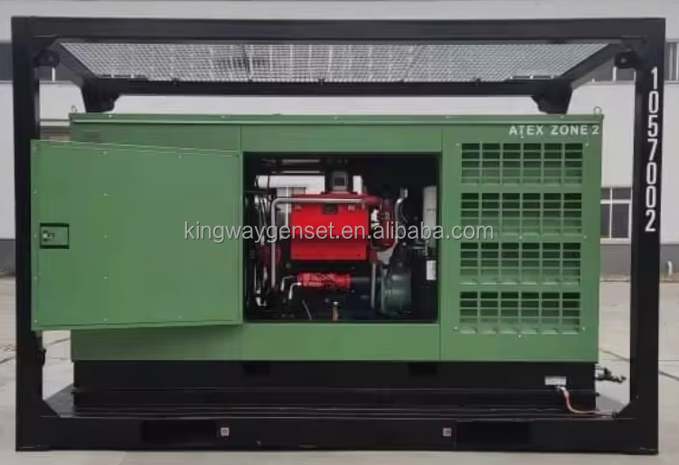 120kw Diesel Engine DNV 2.7-1 Skid Frame ATEX Zone 2 Cert