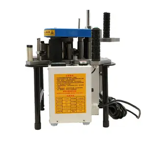 Portable manual mini PVC wood curve edge banding machine with Corner Rounding