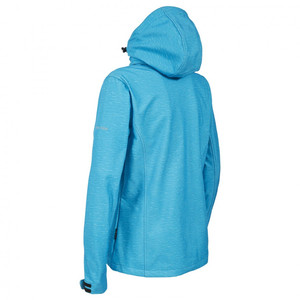 Identité Fabricant de vêtements sur mesure Veste softshell respirante et imperméable avec capuche Urban Fitted Melange - Product Image 2