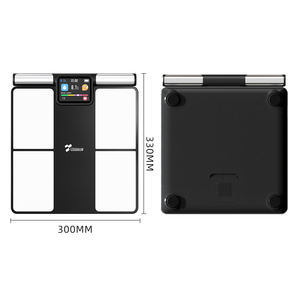 독특한 OEM/ODM 스마트 바디 근육 뼈 Bmi 스케일 8 전극 구성 분석기 블랙 체지방 스케일 Led 스마트 체지방 스케일 - Product Image 3